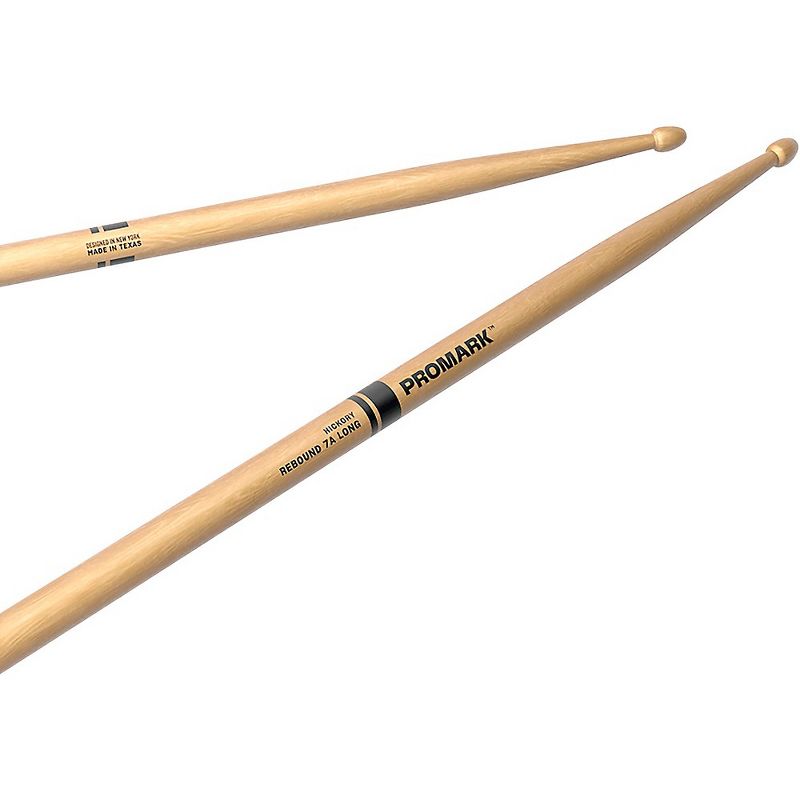 Promark Rebound Long Hickory Acorn Tip Drum Sticks 7A, 2 of 3