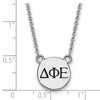 Black Bow Jewelry Sterling Silver Delta Phi Epsilon Greek Life Necklace 18 Inch - 2 of 4