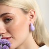 SOHI Women's Lavender The Medium Teardrop Stud Earrings - 4 of 4