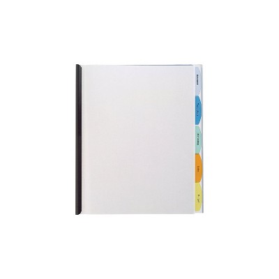Wilson Jones View-Tab Punchless Report Cover Letter Clear (55766C) 504096