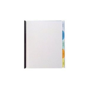 Wilson Jones View-Tab Punchless Report Cover Letter Clear (55766C) 504096 - 1 of 2