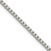 Chisel Stainless Steel Polished 2.5mm 16" Curb Chain Necklace - 2 of 4
