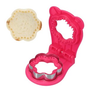 Unique Bargains PP Flower Shape Crustless Sandwich Cookie Cutter - 1 of 4