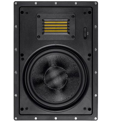Monoprice Amber Ceiling Speakers 8-inch 2-way Carbon Fiber With Ribbon