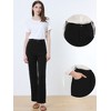 Allegra K Women's High Waist Work Office Stretch Straight Leg Trousers - 2 of 4