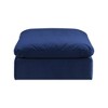 Meridian Furniture,Comfy Velvet Modular Ottoman - 3 of 4