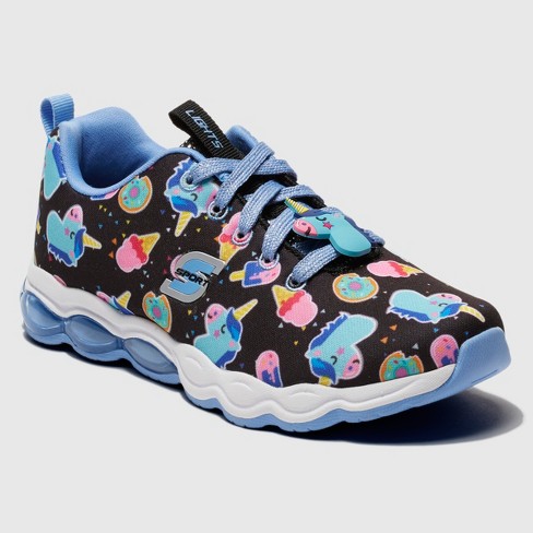 Girls S Sport By Skechers Syrena Light Up Athletic Shoes Black