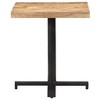 vidaXL Bistro Table Square 27.6"x27.6"x29.5" Rough Mango Wood - 2 of 4