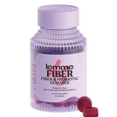Lemme Fiber and Probiotic Gummies - 60ct