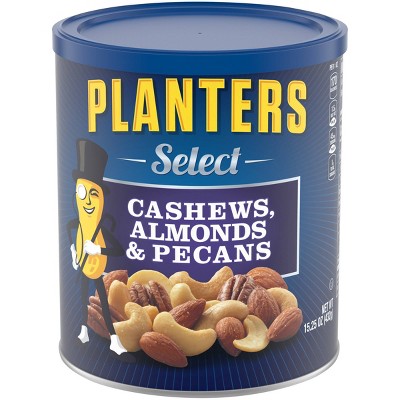 Planters Select Cashews, Almonds & Pecans Deluxe Mix Nuts - 15.25oz