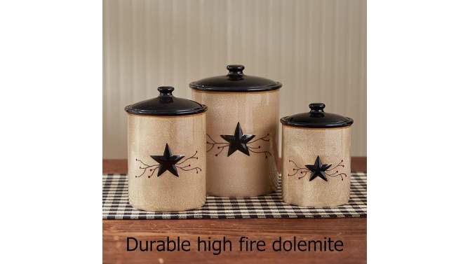 Park Designs Star Vine Canister Set of 3, 2 of 7, play video