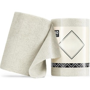 Microfiber Cleaning Cloth Roll, 60-Pack Reusable Tear-Away Paperless Towels, Compact for Home Kitchen and Pet - 1 of 4