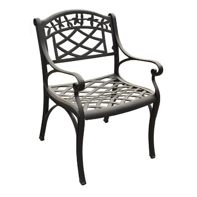 Sedona 2pk Outdoor Armchairs - Black - Crosley