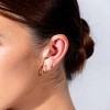 Lucy Quartermaine - Skinny Drip Mini Studs in Gold Vermeil - 3 of 4