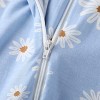 Owlivia Girl Bamboo Footless Pajama, Baby Romper - Daisy - 4 of 4