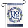 Lavender Home Burlap Spring Garden Flag Floral 18" x 12.5" Briarwood Lane - 2 of 4