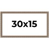 PosterPalooza | Panoramic Deco Silver Picture Frame - UV Acrylic, Foam Board Backing, Hanging Hardware - 2 of 4