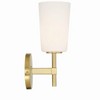 Crystorama Lighting Colton 1 - Light Sconce in  Aged Brass - 2 of 3