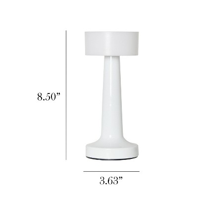 White Mushroom Magic Dimming Cordless Touch Sensor Desk Lamp
