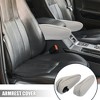 Unique Bargains Toyota Sienna 2011-2018 Microfiber Leather Car Center Seat Armrest Cover 1 Pair - 2 of 4