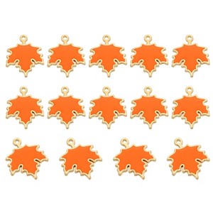 Unique Bargains Jewelry Making Bracelet Metal Elegant Leaf Pendants 40 Pcs - 1 of 4