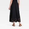 Women's Maxi Full Skirt - Universal Thread™ Black - 2 of 3