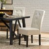 GDFStudio San Marcos Contemporary Tufted Dining Chairs (Set of 2) - 2 of 4