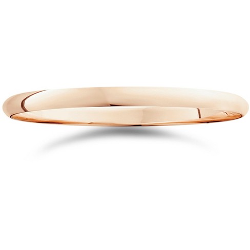 Pompeii3 3mm Dome High Polished Wedding Band 10k Rose Gold - image 1 of 2