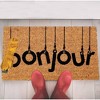 Evideco French Home Goods Sheltered Printed Front Door Mat Coir Coco Fibers Rug 24x16 - 4 of 4