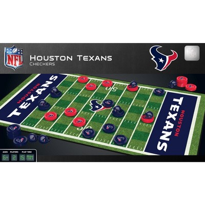 MasterPieces NFL Houston Texans Checkers Board Game