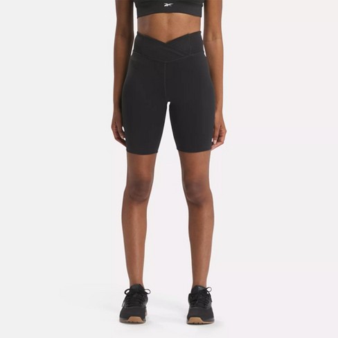 Reebok Workout Ready High-rise Shorts (plus Size) 1x Night Black : Target