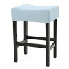 NicBex Dining Chairs Set of 2 Upholstered Chair Backless Saddle Seat Counter Stools, Fabric Accent for Kitchen, Bedroom - 3 of 4