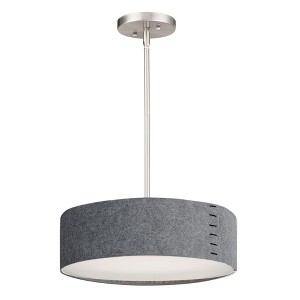 Maxim Lighting Prime 3 - Light Pendant in  Grey/Satin Nickel - 1 of 2