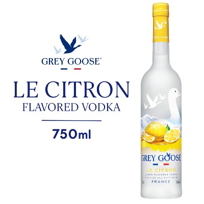 Grey Goose Le Citron Vodka - 750ml Bottle