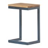 Syemin End Tables Side Table, End Table Metal Frame, Small Side Table, Side Tables Living Room, Modern Accent Table, Brown, 12.75"*10.25"*19" - 2 of 4