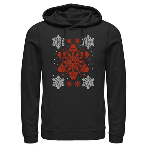 Men's Star Wars: A New Hope Christmas Darth Vader Snowflake Pull Over ...