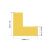 Unique Bargains L Shaped Floor Office Table Top Location Marking Corner 15 Pcs - 2 of 4