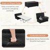 LOVMOR Twin Size Folding Ottoman Sleeper Bed with Mattress Convertible Guest Bed - 4 of 4