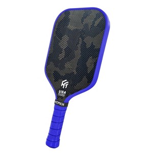 Aukfa Carbon Fiber Pickleball Paddle – Cold Pressed Multi-Layer Design, 16mm Polypropylene Core, Fabric Surface, Elongated Shape - 1 of 4