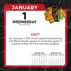 NHL Chicago Blackhawks 2025 Box Calendar - 3 of 4