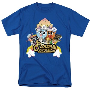 Amazing World Of Gumball Elmore Junior High Adult T-Shirt - 1 of 4