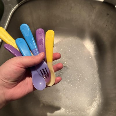 Munchkin ColorReveal 6pcs Color Changing Toddler Forks & Spoons - Heat  Sensing