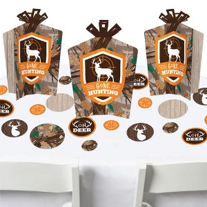 Big Dot of Happiness Gone Hunting - Deer Hunting Camo Baby Shower or Birthday Party Decor and Confetti - Terrific Table Centerpiece Kit - Set of 30 - 1 of 4