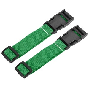 Unique Bargains Travel Packing Adjustable Utility Strap with Buckle 2 Pcs - 1 of 4