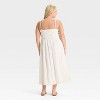 Women's Smocked Midi A-Line Dress - Ava & Viv™ - 2 of 3