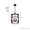 Hunter Fans 12" Highland Hill Pendant Light Textured Rust Finish - 4 of 4