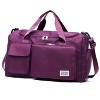 Luupatchy Carry On Weekender Backpack With Shoe Compartment, For Travel, Gym，Fishing, Travel Duffle Bag For Women, Men - 2 of 4