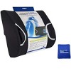 Dr. Pillow Thera-Lumbar Pillow Ergonomic Memory Foam Back Support Cushion for Lower Back Pain Relief, Posture Correction & Office Chair Comfort - 2 of 4