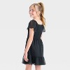 Girls' Short Sleeve Chiffon Dress - Cat & Jack™ - 2 of 3