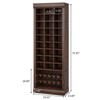 Shoe Storage Cabinet, 10-Tier Tall Shoe Cabinet with Boots Racks and 27 Cubbies - 2 of 4